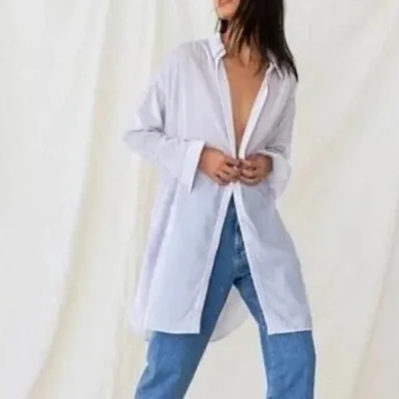 Free People We the Free Sorrento Velvet Maxi Top in Light Grey - Picture 2 of 7